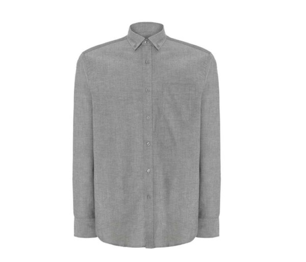 CHEMISE HOMME MANCHES LONGUES - COL BOUTONNE