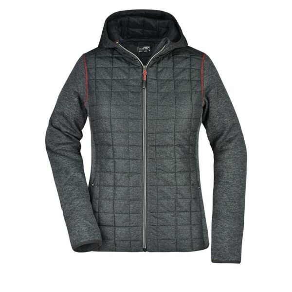 VESTE TRICOT MATELASSEE AVEC CAPUCHE - HOMME et FEMME