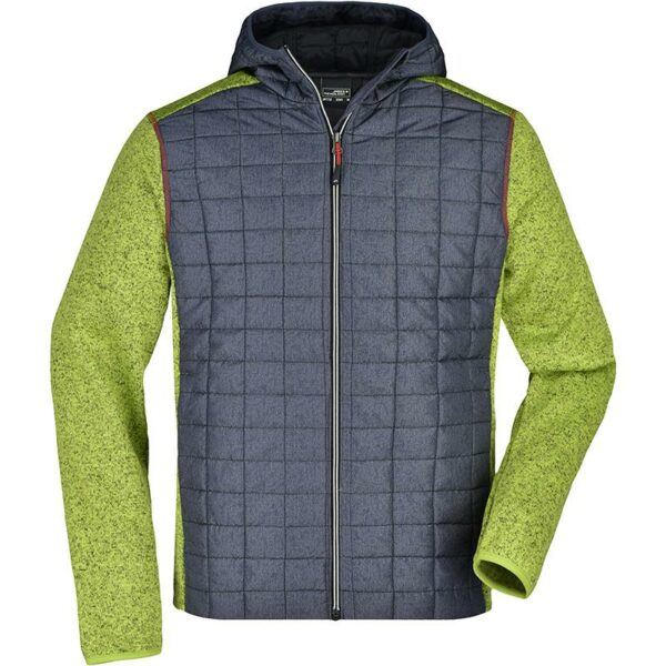 VESTE TRICOT MATELASSEE AVEC CAPUCHE - HOMME et FEMME