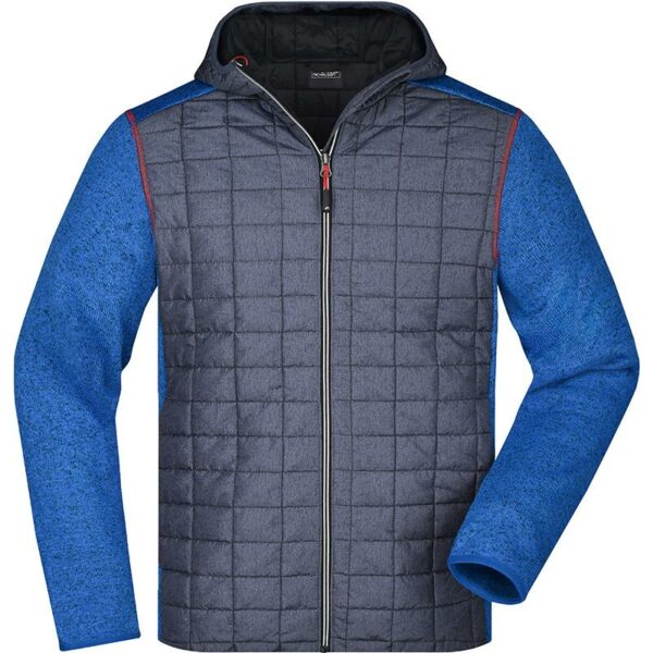 VESTE TRICOT MATELASSEE AVEC CAPUCHE - HOMME et FEMME