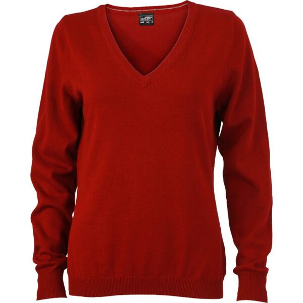 PULL COL EN V - FEMME