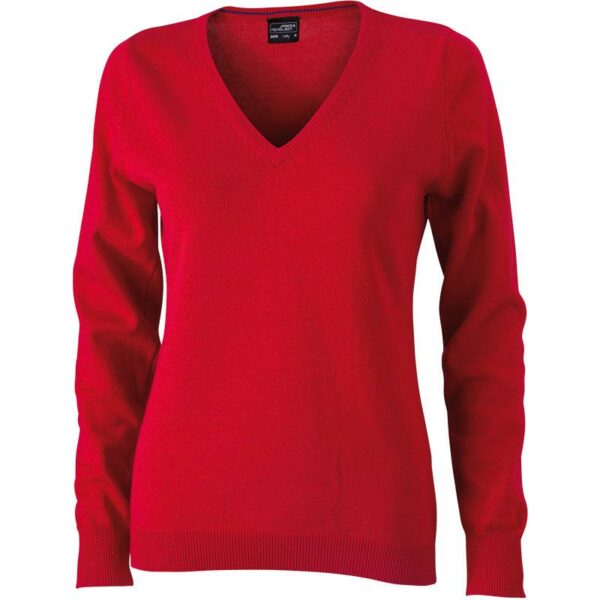 PULL COL EN V - FEMME