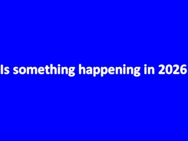 Image article :Is something happening in  2026
