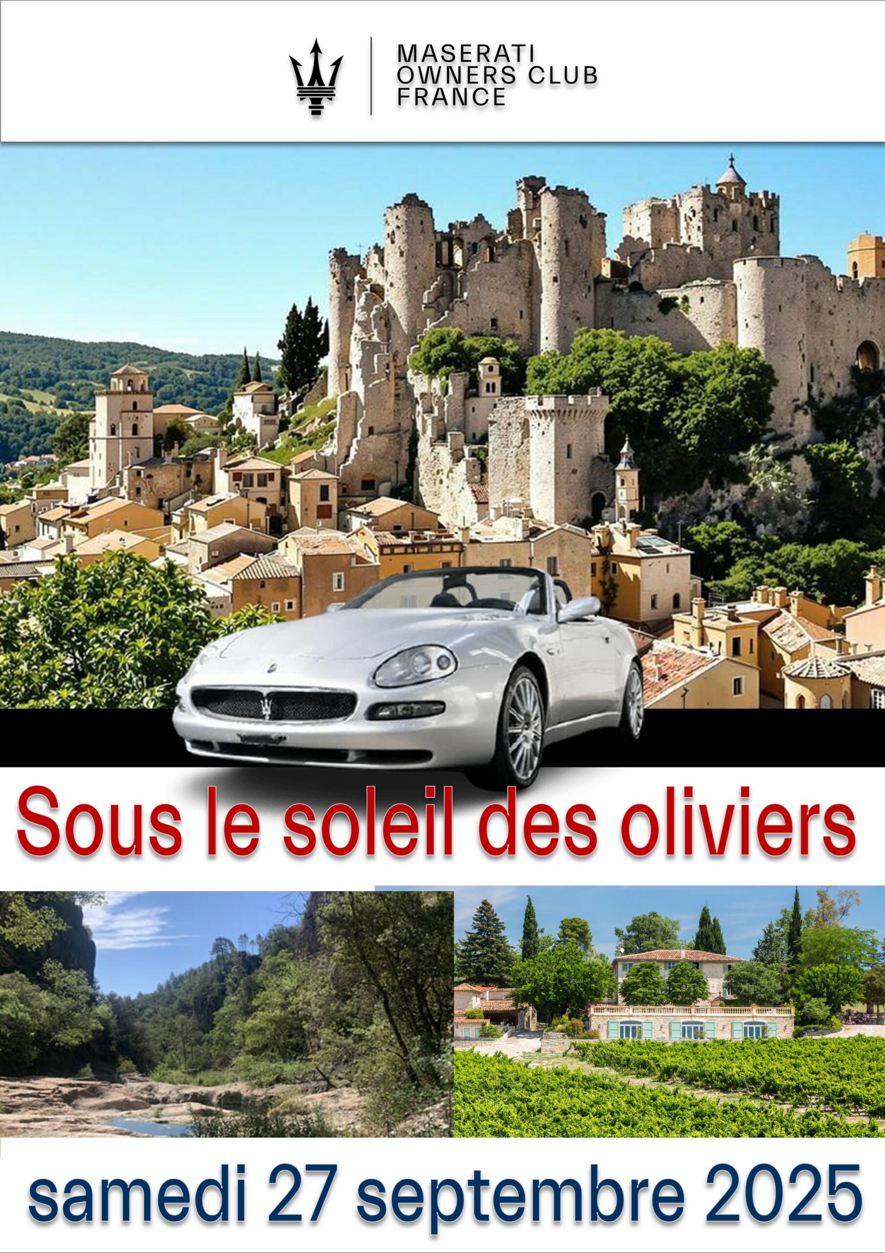 Image article Sous le soleil des oliviers  Samedi 27 septembre 2025