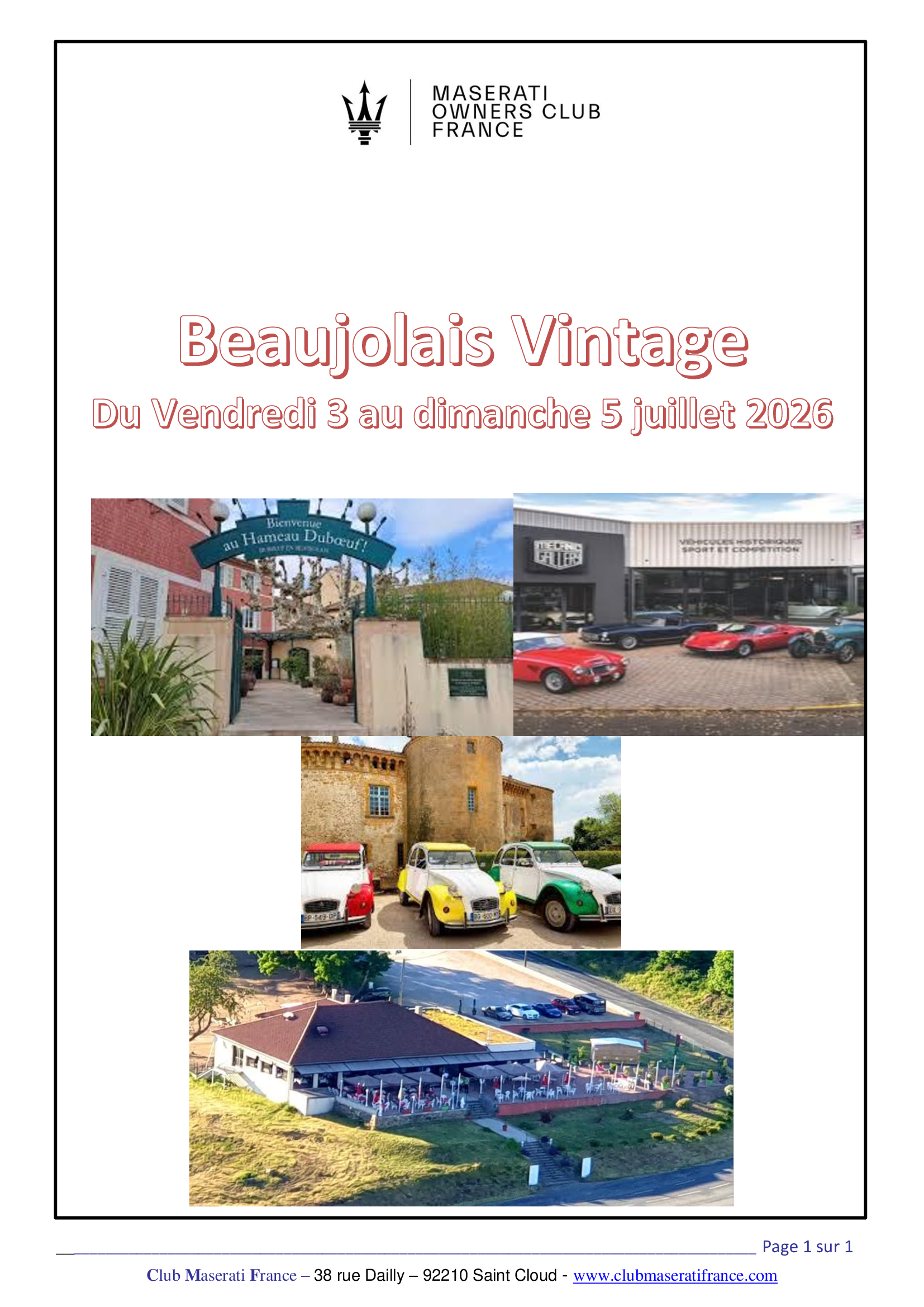 Image article Beaujolais Vintage                                           Du Vendredi 03 au dimanche 05 juillet 2026